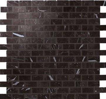 Мозаика Atlas Concorde Marvel Stone AS35 Nero M. Mosaico Lapp. Burattato 29.8x29.8