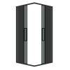 Душевой уголок Grossman Cosmo 300.K33.02.9090.21.10 профиль черный матовый, стекло тонированное, 90x90x195 фото 2