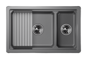 Мойка кухонная Granula Kitchen Space KS-7304U алюминиум