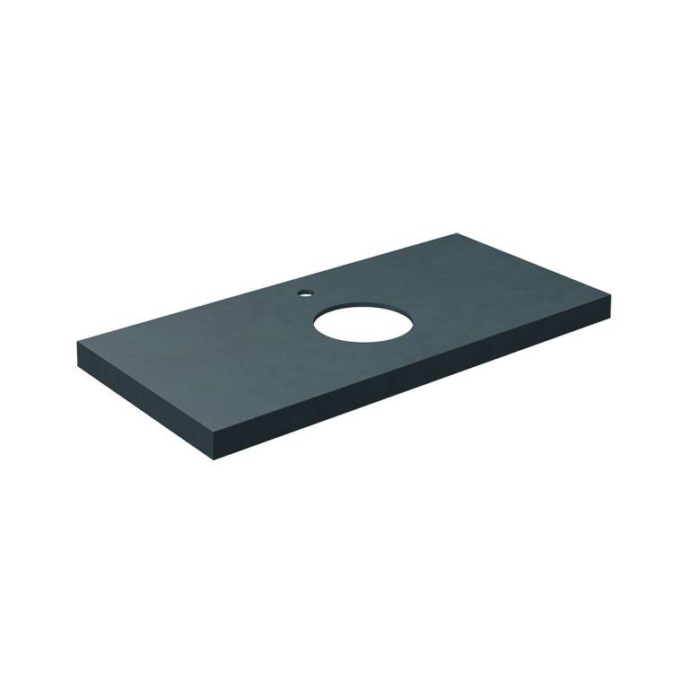 Столешница Kerama Marazzi Про Чементо CN100.DD507320R синяя тёмная матовая, 100x48 см