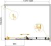 Душевой уголок Cezares Stylus Soft AH 1 150/80 C Cr фото 3