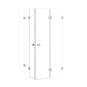 Душевой уголок Riho Scandic G001099120 NXT X207 770x770x2000 L/P Хром