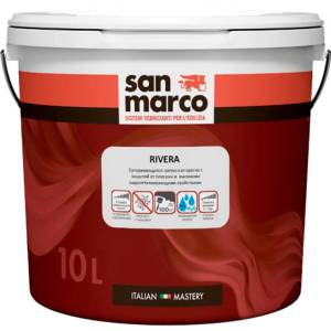 Акрил-силоксановая влагостойкая антиплесеневая краска San Marco Riviera матовая С 0.93 л
