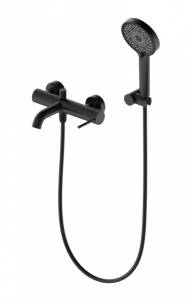 Смеситель для ванны Wonzon & Woghand WW-88639017-MB с душем, черный матовый