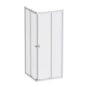 Душевой уголок Am.Pm Sunny W87G-403-8080-MT профиль серебро, стекло прозрачное, 80x80