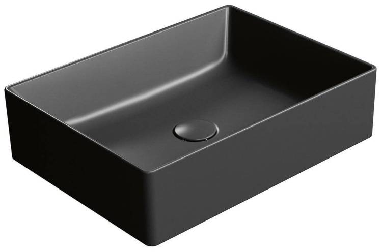 Раковина GSI Kube X 942926 черный матовый, 50x37