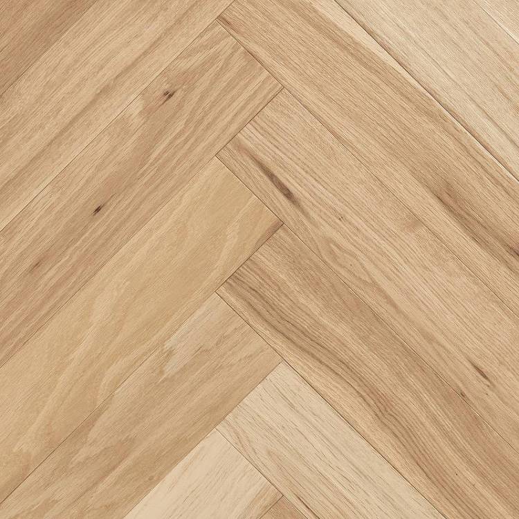 Инженерная доска Wood Bee Herringbone Дуб Натур Браш 600x92x12 мм