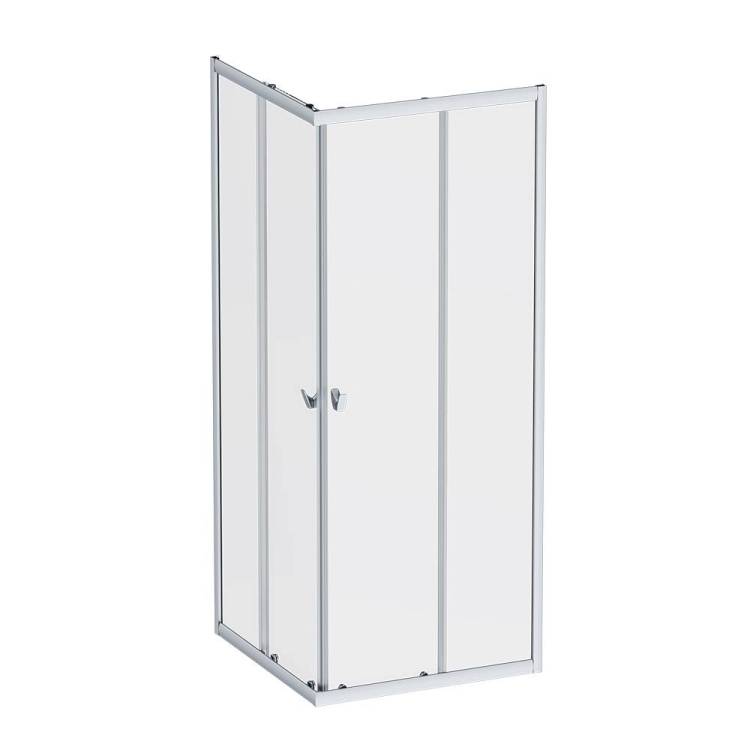 Душевой уголок Am.Pm Sunny W87G-403-8080-MT профиль серебро, стекло прозрачное, 80x80