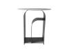 Стол журнальный Stool Group Arwel MT-140 DB-003 серый, металл 38.5x38.5x42.5 фото 2