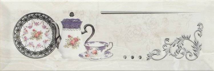 Декор Monopole Petra Pranzo Silver B 10x30