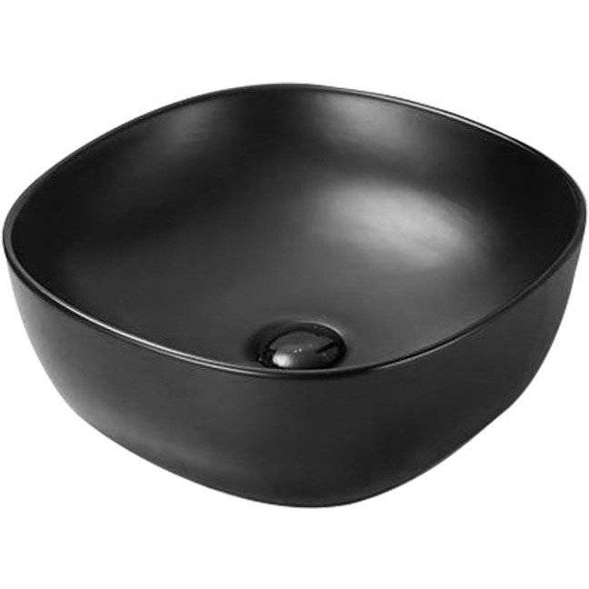 Раковина SantiLine SL-1106MB 40 см, черная матовая