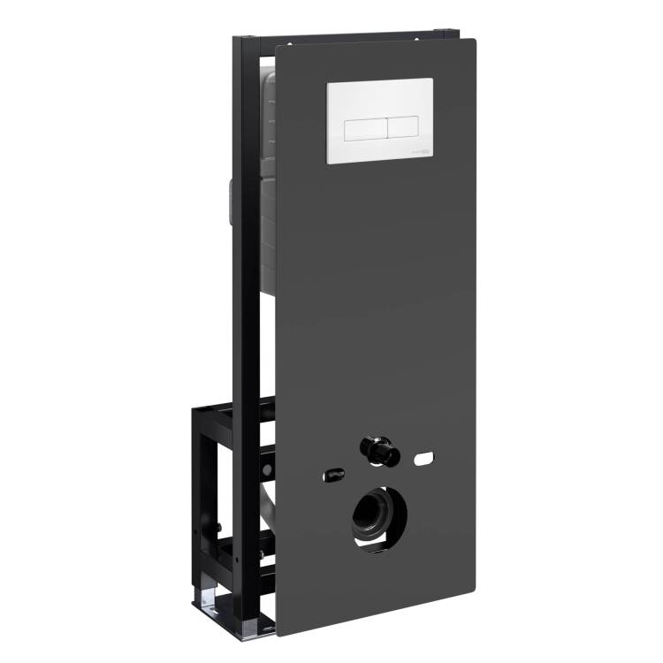 Система инсталляции для унитазов Wasserkraft Glan 66TLT.010.ME.BL.WH03 клавиша белый