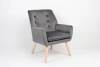 Кресло Stool Group Райт QH-8808K HLR-21 grey серый