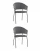 Стул Stool Group Бруно AV 433-H15-9005 X2 Серый 2 шт.