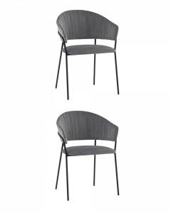Стул Stool Group Бруно AV 433-H15-9005 X2 Серый 2 шт.