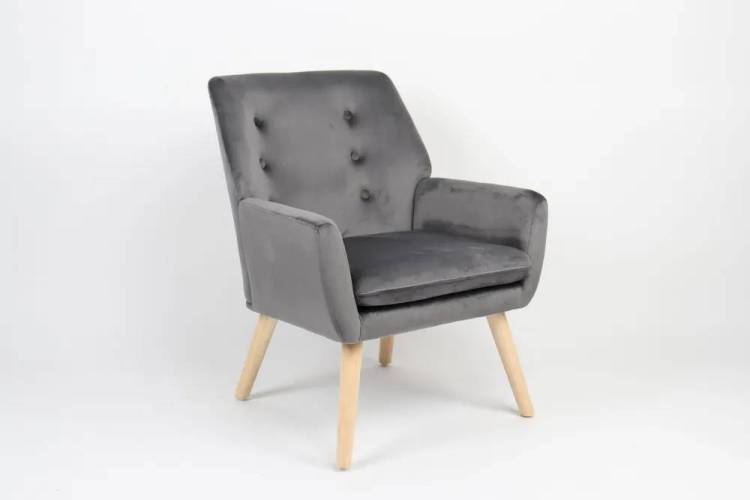 Кресло Stool Group Райт QH-8808K HLR-21 grey серый