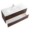 Тумба с раковиной Belbagno Marino MARINO-1100-2C-SO-RW-P 110x45x50 Rovere Moro подвесная с двумя выкатными ящиками фото 4
