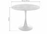 Стол Woodville Tulip 15769 super white glass фото 2