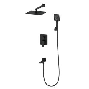 Душевой комплект Wonzon & Woghand WW-88939003-MB черный