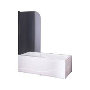 Шторка на ванну Taliente TA-0814CB профиль алюминий, стекло прозрачное, 80x140