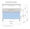 Тумба под раковину Style Line Марокко 90 ЛС-00002504 напольная, 2 ящика, графит фото 11