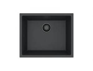 Мойка кухонная Alveus Granital Omni 30 1150057 Deep Black-G90 Be с сифоном, 55x45
