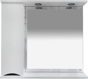 Зеркало Misty Элвис 85 L белый