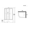 Душевая кабина Niagara Ultra NG-310-01R 120x80x220 с гидромассажем фото 10