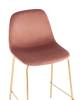 Набор из 2 полубарных стульев Stool Group Валенсия SN OS-001CB HLR-44 gl X2 розовый, золотые ножки фото 8