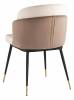 Стул Stool Group Пенелопа FDC8054 FUT-51 + FUT-52 велюр, бежевый+коричневый фото 6