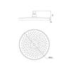 Верхний душ Iddis Optima Home OPH25BPi64 черный матовый фото 5