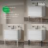 Тумба с раковиной Iddis Oxford Neo OXN80W0i95K подвесная, 80 см, белый фото 10