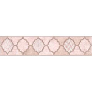 Бордюр Kerama Marazzi Фоскари OP/B27/6334 Розовый 5.4x25