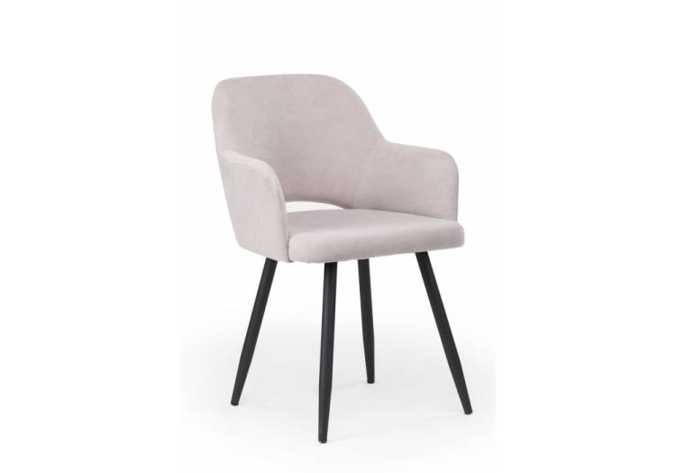 Стул на металлокаркасе Notta Эолин 631726 Светло-серый (glory 36)