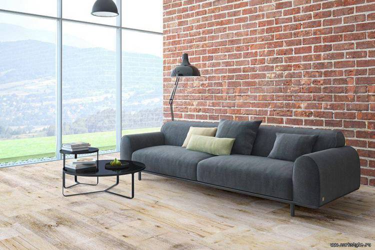 Пробковое покрытие Corkstyle Wood Sibirian Larch Limewashed Замковое 915x305x10