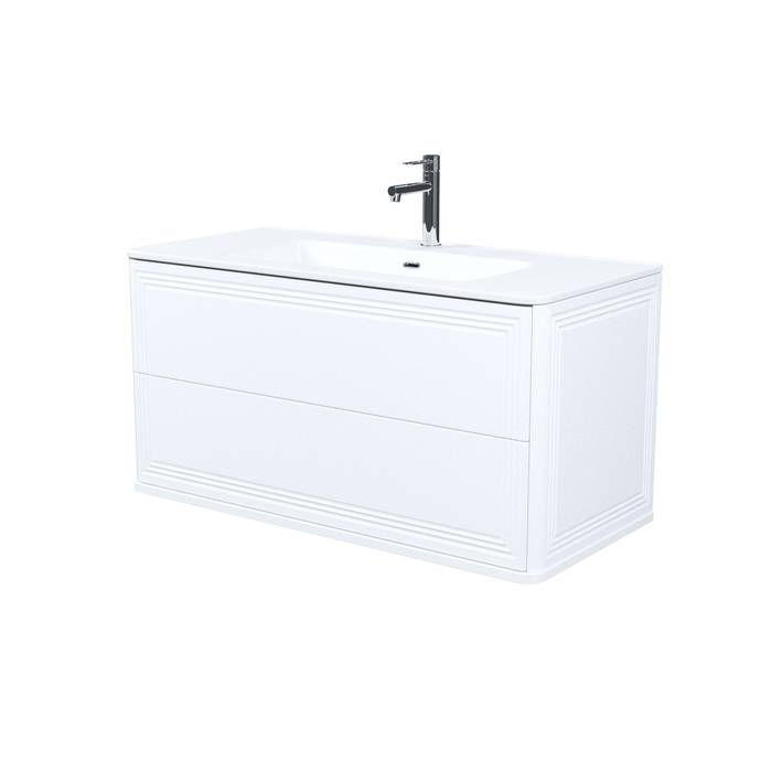 Тумба с раковиной Iddis Oxford Neo OXN10W0i95K подвесная, 100 см, белый