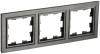 Рамка 3-постовая IEK Brite BR-M32-K45 темная бронза