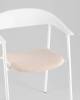 Стул Stool Group Eila PC018-C white с подушкой, белый фото 8