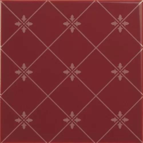 Керамическая плитка Ape Ceramica Noblesse S001222 Delis Burdeos 20x20