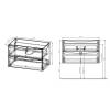 Тумба под раковину Vincea Mia VMC-2MC900RW 900 подвесная, 2 выкатных ящика soft close, R.Wood фото 4