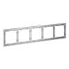 Рамка 5-постовая Voltum S70 VLS100516 серый