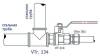 Тройник VALTEC 1/2 (VTr,134,N,0004) внутренняя-наружная резьба, никелированная латунь фото 6