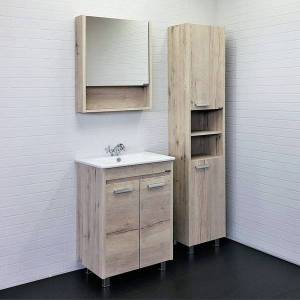 Мебель для ванной Comforty Марио-60 дуб дымчатый