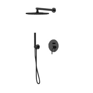 Душевой комплект Gattoni Circle one 9090/PDNO Nero Opaco