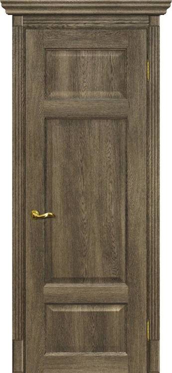 Межкомнатная дверь экошпон Мариам Тоскана-3, глухая, бруно 900x2000