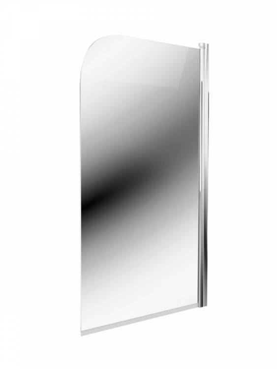 Шторка на ванну Teymi Solli T00204 профиль хром, стекло прозрачное, 85x140