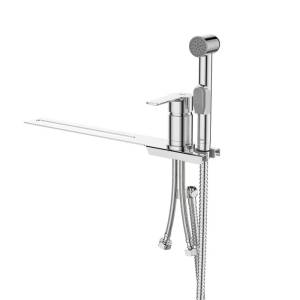 Гигиенический душ Milardo Tidy 001SB00M08 с установкой на унитаз, хром глянцевый