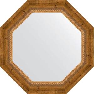Зеркало Evoform Octagon BY 3673 53x53 см, состаренная бронза с плетением