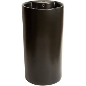 Раковина SantiLine SL-4003MB 45 см, черная матовая