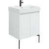 Тумба с раковиной Aquanet Nova Lite 60 302523 подвесная, белый глянец фото 9